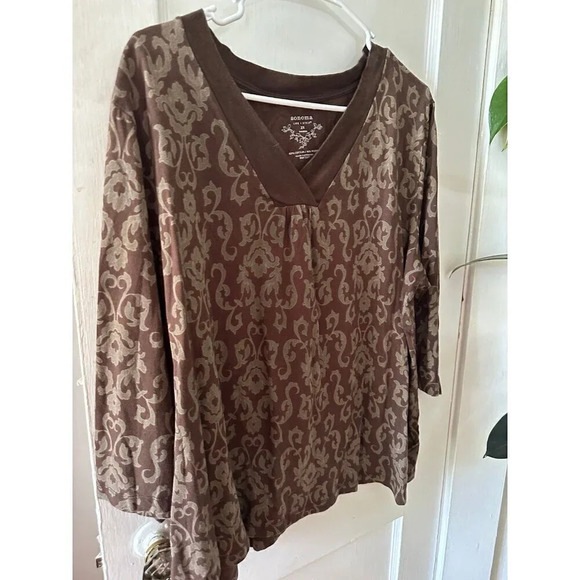 Sonoma Women’s size 2x-large brown blouse - Picture 2 of 5